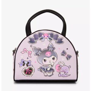 Loungefly  - Kuromi & Baku Ribbon Dome Crossbody Bag - NEW